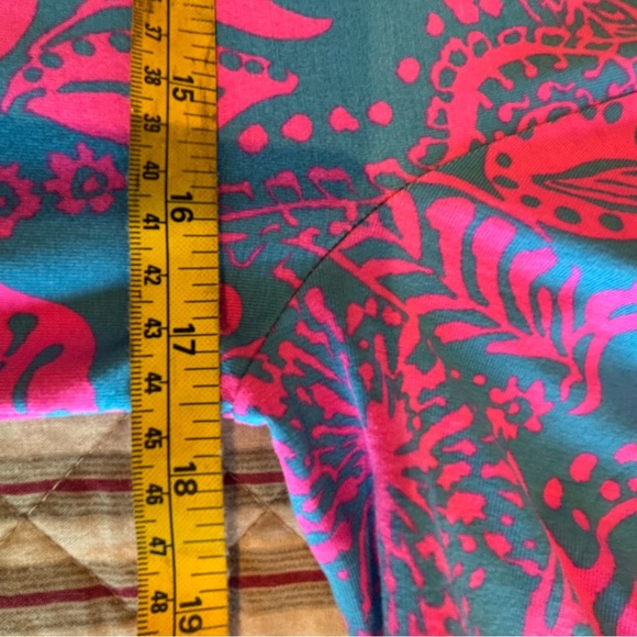 Lilly Pulitzer Floral Pink and Blue Maxi Dress - Picture 7 of 7